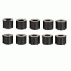 Spacer Sleeves for M8 Screws, Length 10 mm, Plastic, Black, Set of 10