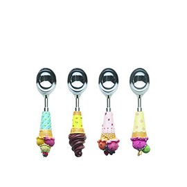 Excelsa Lollypop Ice Cream Scoop, Steel, Multicoloured, 16 x 4 x 4 cm
