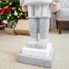 Sunnydaze 3ft Sterling The Silver Nutcracker Christmas Decoration - Polyresin