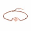 VCCWYQK Paw Print Heart Urn Bracelet for Ashes for Dog