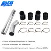 Aosuracing Aluminum Intercooler Pipe Kit Compatible with 1994-2002 Dodge Ram
