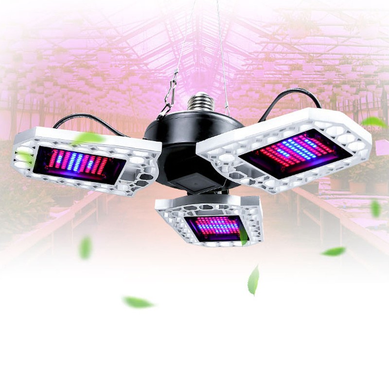 Plant Grow Light 3 Heads Foldable E27 240 LEDs Red