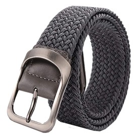 White Fang BT276 Braided Rubber Belt, Colorful, Cool, Casual, One Size Fits Most