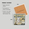 Newport, Rhode Island, Nautical Chart (Absorbent Ceramic Coaster, Single, Cork