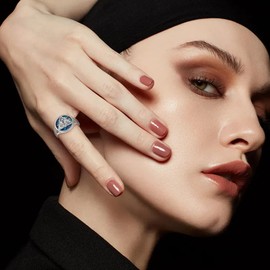 Sobriety Ring for Women 925 Sterling Silver AA Lotus Abalone Shell Ring Anonymous Alcoholics Sobriety AA Jewellery Gift for Women Girls Women Mother Sister, Precious metal, No Gemstone