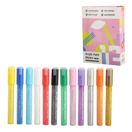 12pcs Nail Polish Pens Multiple Colors Quick Drying DIY Nail Art Pens Nail Painting Pen for Beginners