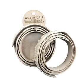WoodUBend Pack of Two Anthemion & Scroll Trims TR729.1-100x1.9cm - Heat Bendable & Flexible Wood Trims - DIY Craft, Furniture & Home Decor - Easy to Apply & Paint - Versatile & Reusable