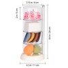 JessLab Stackable Storage, 4 Layers Acrylic Hair Accessory Organizers Containers