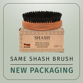 Handmade in Germany since 1869, Men's Hair Brush - 100% Boar Hair Grooming Hair Brush for Men, 100% Boa Bristol for Men, Grooming Hair Brush for Fine to Normal Hair, Wooden Hair Brush