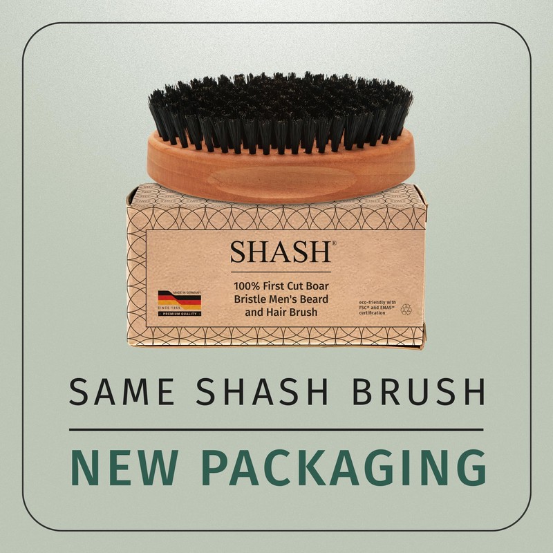 Handmade in Germany since 1869, Men's Hair Brush - 100%