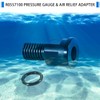 R0557100 Pressure Gauge & Air Relief Adapter Replacement for Select