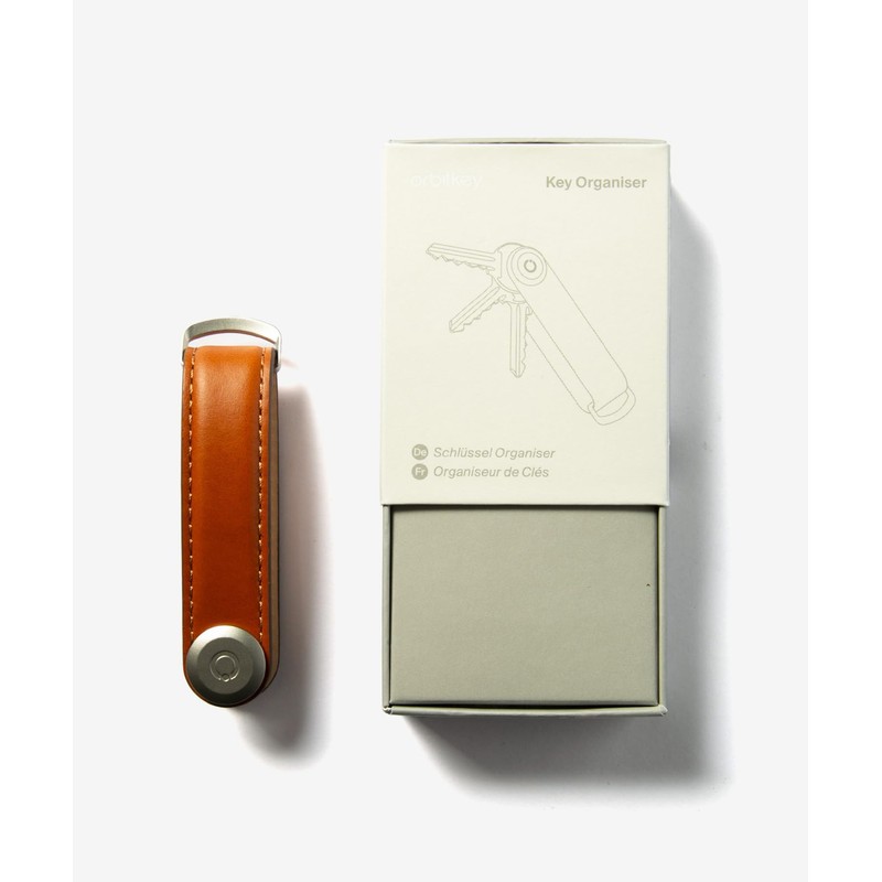 Orbit Key LTHO-2 Leather Key Organiser Key Holder, Cognac /