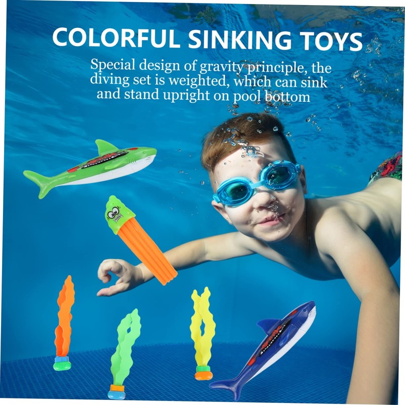 BESPORTBLE 1Set Diving Set Underwater Sinking for Pool Fun Includes