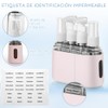 Juego de 8 Botellas de Viaje de Silicona, 4en1 Botella
