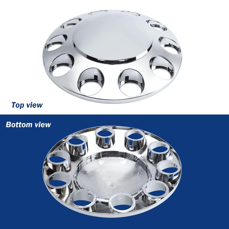 Vitonsbay Axle Wheel Covers for Semi Truck - 2 Front