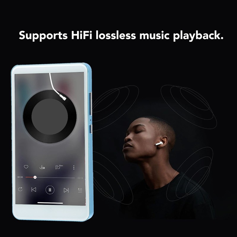 MP4 Player with Bluetooth and WiFi 5.0 Inch Full Touch
