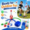 Air Powered Rocket Launcher Toy for Kids – Foot Pump