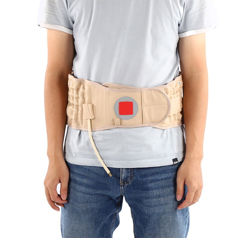 Back Decompression Waist Belt Lumbar Inflatable Traction Belt Air Waist