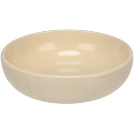 Flamingo Tabi Guinea Pig Feeding and Drinking Bowl, Round, Yellow, 200 ml, Glazed Ceramic, Strong, Durable and Design