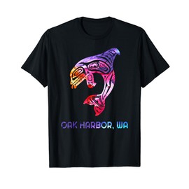 Oak Harbor WA Native American Orca Killer Whale T-Shirt