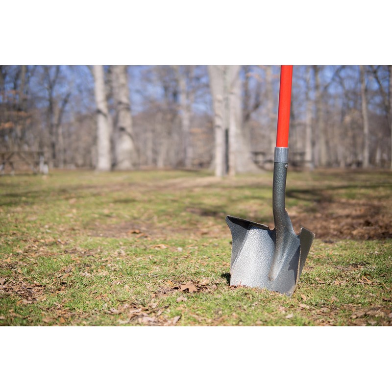 ROOT ASSASSIN One Shot Garden Shovel (43" D-Handle) - Holds