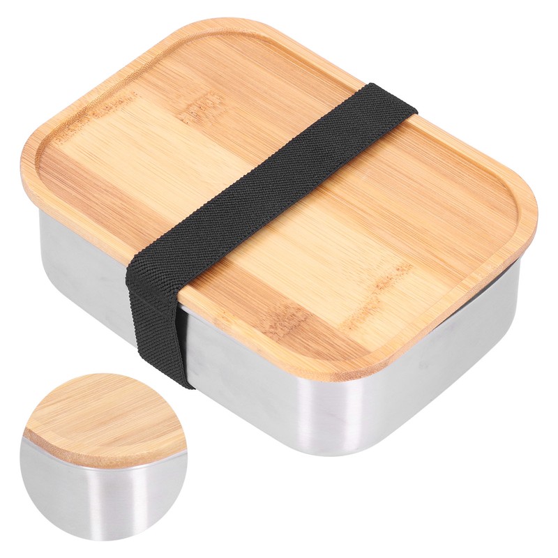 Bento Lunch Box 304 Stainless Steel Secure Bento Boxes with