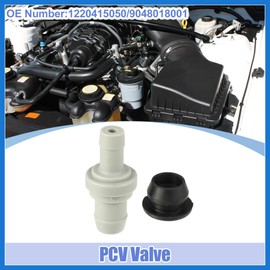VekAuto PCV Valve Grommet Kit Exhaust Positive Crankcase Ventilation Valve Fittings for Toyota Corolla 1993-1997 No.1220415050/9048018001 Gray Auto Accessories