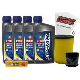 Cyclemax Semi-Synthetic Tune Up Kit w/Spark Plug compatible with 2017-2023 Suzuki LT-A400