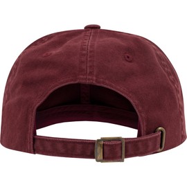 Flexfit Unisex 6245DC-Low Profile Destroyed Cap Caps, Maroon, one Size