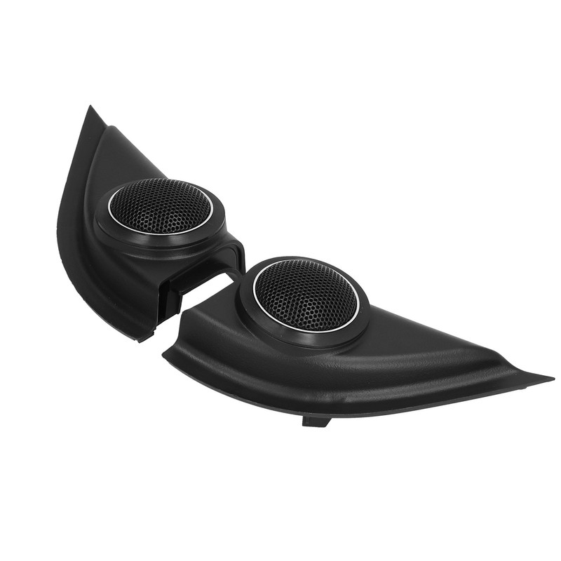 2pcs Car Door Tweeter Speaker Cover Trim Loudspeaker Decor Replacement