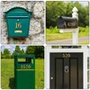 Gold Mailbox Numbers for Outside,2 Inch 3D Mail Box Numbers,Self