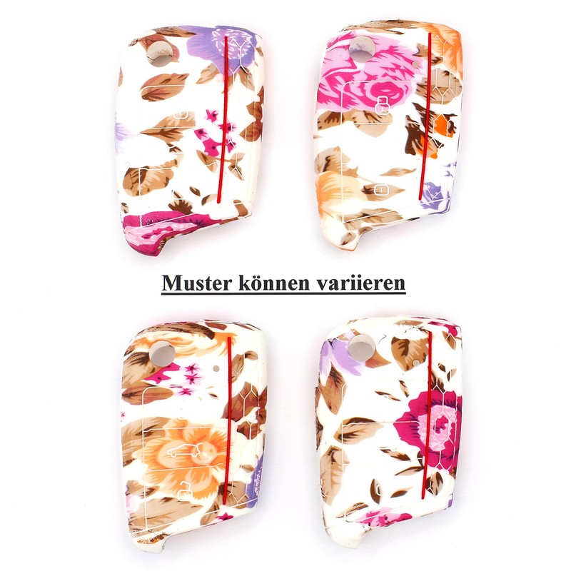 VB Key Case for 3-Button Car Key Silicon Cover Key