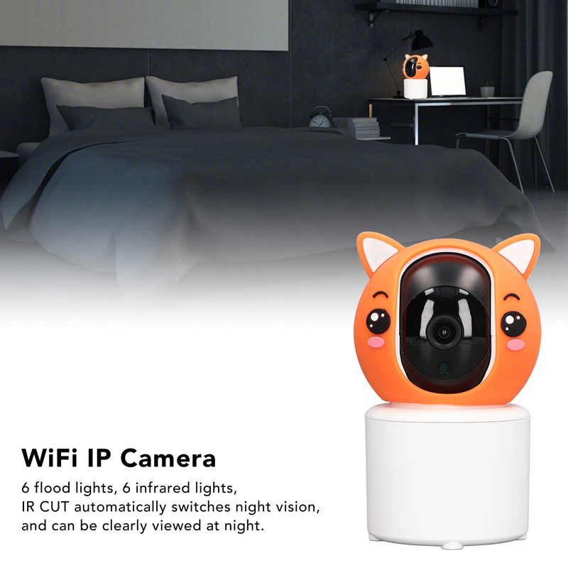 Smart Indoor Nanny Camera 3MP 360P Motion Detection Tracking 2