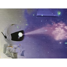 Astronaut Nebula Projector Starry Night Lights Star Light w/ Remote Guitar Vers