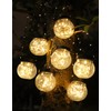 PARTPHONER Solar Lanterns Solar Lights Outdoor Waterproof 18-Pack, Solar Powered