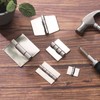 sourcing map 4 Pack Heavy Duty Weldable Hinges, 2.5" x
