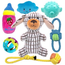 Dog Toy, Dog Rope, Sound Toy, Dog Toy, Chewing Toy, Pet Squeaky Toy, Sound, Rope, Toy, Pet Toy, Cotton, Stress Relief, Durable, Durable, Clean, Suitable for Puppies and Small Dogs