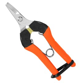 Cactus Shock Absorbing Harvest Scissors [Ideal for Tangerine, Tomato, Pear] Blade Length 0.9 inches (23 mm) Curved Blade Tendonitis Prevention Item No. AG-2