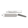 PRO SOURCE Carbon Steel Stock Wedge for Welding, Plumbing, &
