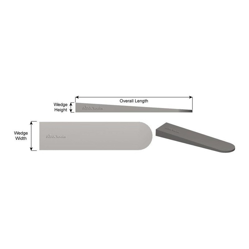 PRO SOURCE Carbon Steel Stock Wedge for Welding, Plumbing, &