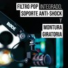 Rode - Micrófono PodMic cardioide dinámico para podcasting