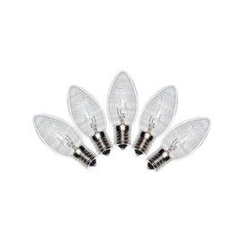 Holiday Bright Lights 9760950 C9 Christmas Light Bulbs44, Clear44, 1 in. - 25 Lights