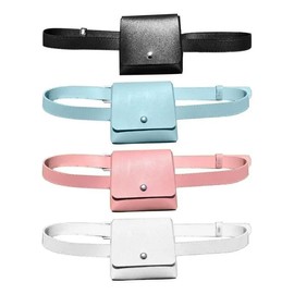 Golf Fanny Pack Golf Ball Case Golf Ball Holder with Belt, blue