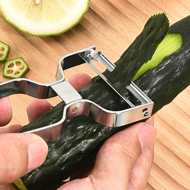 SharpPeel Stainless Steel Julienne Vegetable Peeler – Super-Sharp Blade Matchstick-Sized