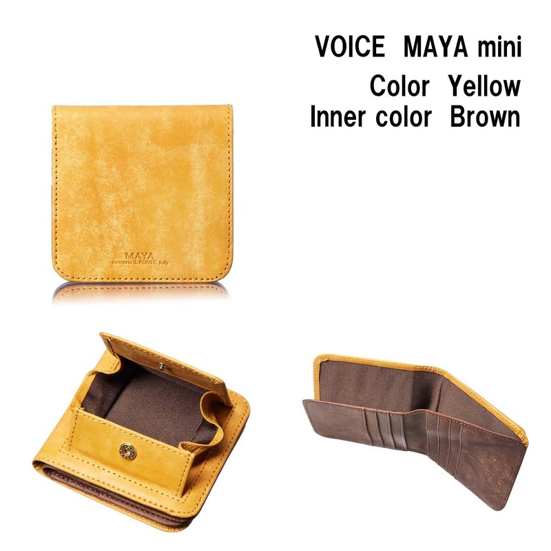 [VOICE] Italy IL PONTE Maya Women's Bifold Mini Wallet, Only
