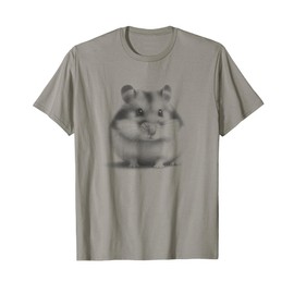 Vintage Dwarf Hamster Drawing Art Design T-Shirt