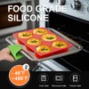 Silicone Egg Bite Molds, 2 Pack Frittata Pan, Deep 3