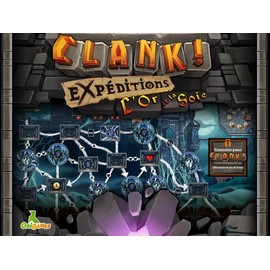 Origames - Clank ! Extension Expéditions - L’or et la Soie - Jeu de Deck Building, Exploration et Prise de Risque - Nécessite le jeu de Base - 2 à 4 joueurs - Français - ORI0660