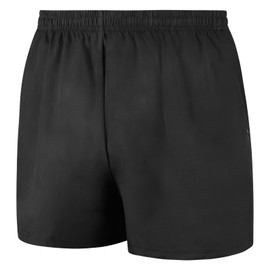 DiULi Men's Sports Shorts with Zip Pockets, Black, XL