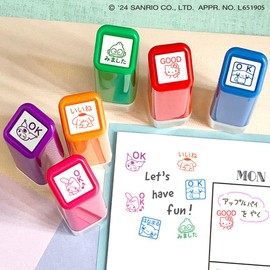 Kao Kodomono Stamp Sanrio One Point Penetration Stamp Pochacco / Sitame 2414-021